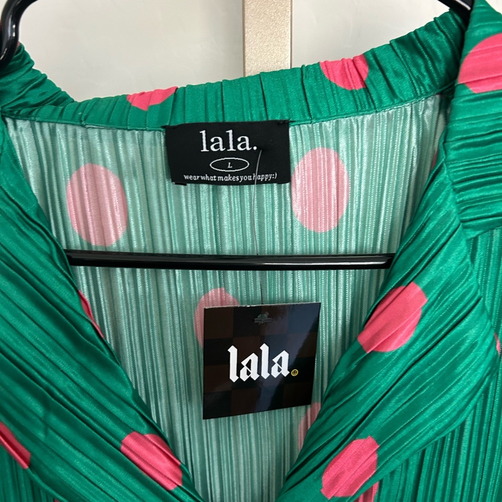 Dressed In LaLa Polka Dot Watermelon Play Suit Outfit NWT - Picture 8 of 8